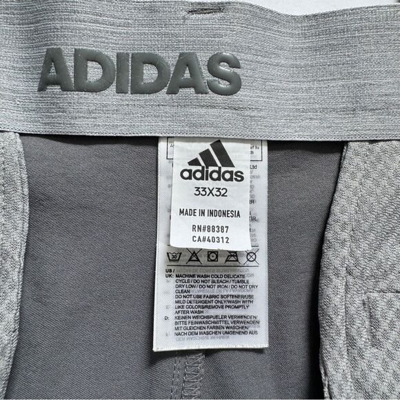 Adidas DT3574 Men's Ultimate365 Classic Grey Golf Pants Size 33/32 - Picture 7 of 8